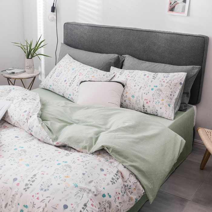 91家纺网 家纺一手货源 找家纺 珺柔家纺 2019新款13372全棉四件套 安妮尔