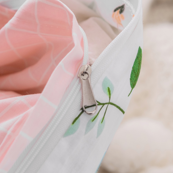 91家纺网 家纺一手货源 找家纺 珺柔家纺 2019新款13372全棉四件套 花舞春天