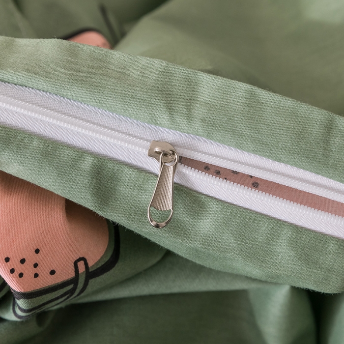 91家纺网 家纺一手货源 找家纺 珺柔家纺 2019新款13372全棉四件套 茶果