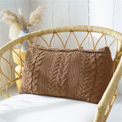 （总）暖绵绵家纺 新款吉赛尔系列针织靠枕抱枕靠垫