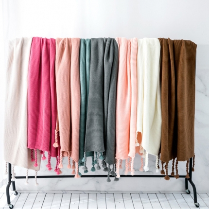 （总）暖绵绵家纺 新款海的女儿系列针织毯子线毯