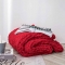 91家纺网 家纺一手货源 找家纺 暖绵绵 新款菲丽斯系列针织毯子线毯毛毯 菲丽斯-大红