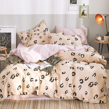 91家纺网 家纺一手货源 找家纺 （总）卧趣家纺 2019全棉简约喷气套件