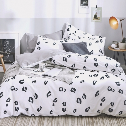 91家纺网 家纺一手货源 找家纺 （总）卧趣家纺 2019全棉简约喷气套件