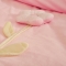 91家纺网 家纺一手货源 找家纺 韩版天鹅绒床罩式粉色花朵床裙款冬季保暖珊瑚绒水晶绒四件套