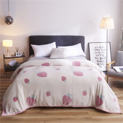 91家纺网 家纺一手货源 找家纺 （总）曼町 2020新品零静电加厚毛毯珊瑚绒法莱绒雪花绒