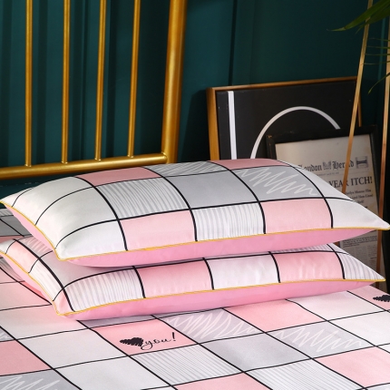 91家纺网 家纺一手货源 找家纺 情恒家纺 2019冰丝枕套一对（48*74）