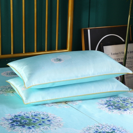 91家纺网 家纺一手货源 找家纺 情恒家纺 2019冰丝枕套一对（48*74）