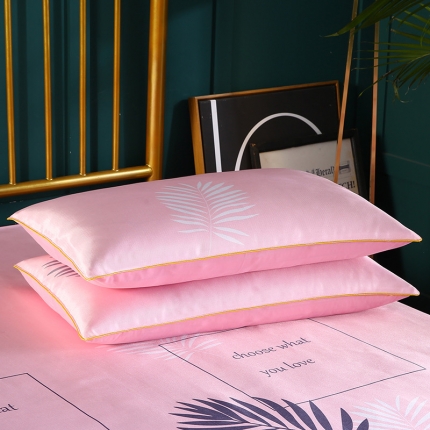 91家纺网 家纺一手货源 找家纺 情恒家纺 2019冰丝枕套一对（48*74）