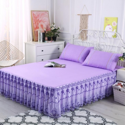 91家纺网 家纺一手货源 找家纺 （总）情恒家纺 2019新款蕾丝床裙系列皇冠