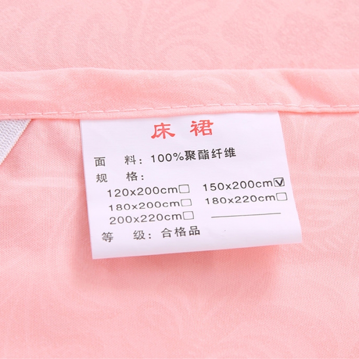 91家纺网 家纺一手货源 找家纺 情恒家纺 2019新款蕾丝床裙系列月满花香 玉色