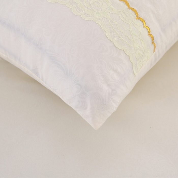 91家纺网 家纺一手货源 找家纺 情恒家纺 2019新款蕾丝床裙系列月满花香 米黄