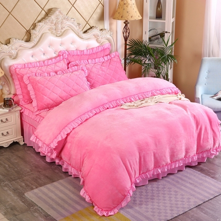 91家纺网 家纺一手货源 找家纺 （总）情恒家纺 2020新款法莱绒普通款四件套