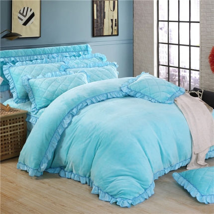 91家纺网 家纺一手货源 找家纺 （总）情恒家纺 2020新款法莱绒普通款四件套