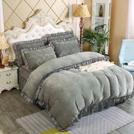 91家纺网 家纺一手货源 找家纺 （总）情恒家纺 2020新款法莱绒普通款四件套