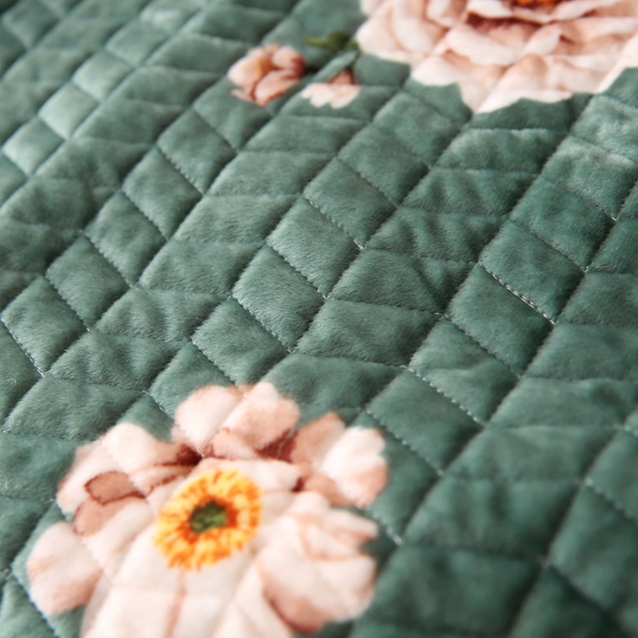 91家纺网 家纺一手货源 找家纺 温宁家纺 水晶绒水洗棉床盖 洛雅