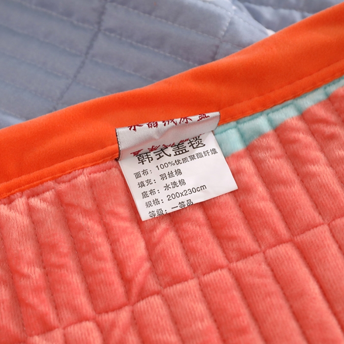 91家纺网 家纺一手货源 找家纺 温宁家纺 水晶绒水洗棉床盖 大爱心