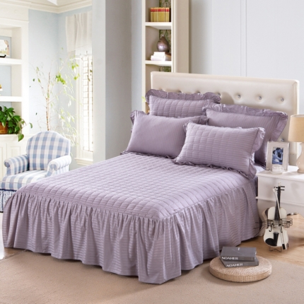 91家纺网 家纺一手货源 找家纺 （总）爱妮玖玖 2019全棉缎条夹棉床罩