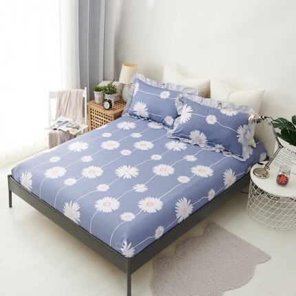 91家纺网 家纺一手货源 找家纺 （总）爱妮玖玖 2019全棉印花单层床笠蕾丝系列