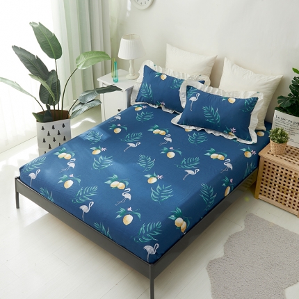 91家纺网 家纺一手货源 找家纺 （总）爱妮玖玖 2019全棉印花单层床笠蕾丝系列