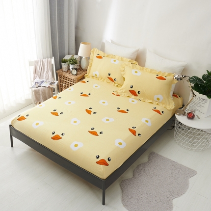 91家纺网 家纺一手货源 找家纺 （总）爱妮玖玖 2019全棉印花单层床笠蕾丝系列