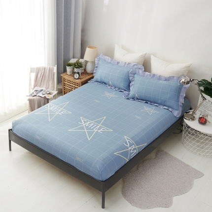 91家纺网 家纺一手货源 找家纺 （总）爱妮玖玖 2019全棉印花单层床笠蕾丝系列