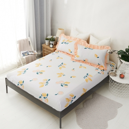 91家纺网 家纺一手货源 找家纺 （总）爱妮玖玖 2019全棉印花单层床笠蕾丝系列