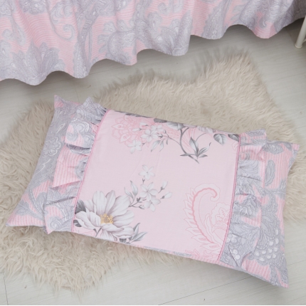 91家纺网 家纺一手货源 找家纺 （总2）爱妮玖玖 全棉韩式单层枕套一对