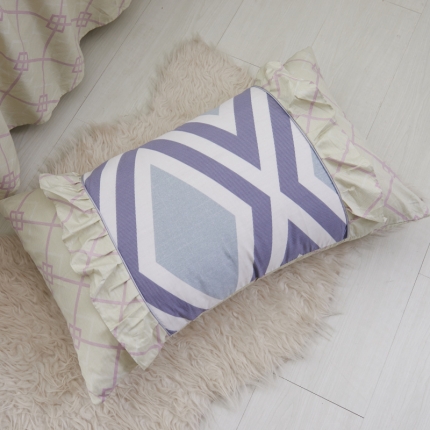 91家纺网 家纺一手货源 找家纺 （总2）爱妮玖玖 全棉韩式单层枕套一对