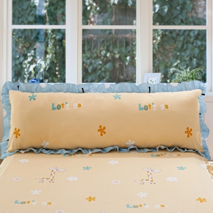 91家纺网 家纺一手货源 找家纺 （总）爱妮玖玖 全棉单层长枕一只200*45CM（定）