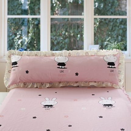 91家纺网 家纺一手货源 找家纺 （总）爱妮玖玖 全棉单层长枕一只200*45CM（定）