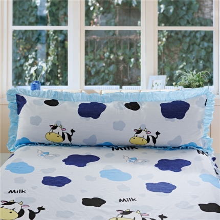 91家纺网 家纺一手货源 找家纺 （总）爱妮玖玖 全棉单层长枕一只200*45CM（定）