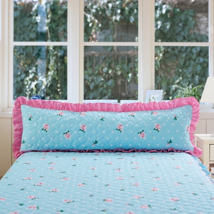 91家纺网 家纺一手货源 找家纺 （总）爱妮玖玖 全棉夹棉长枕一只120*45CM