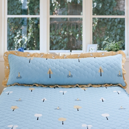 91家纺网 家纺一手货源 找家纺 （总）爱妮玖玖 全棉夹棉长枕一只120*45CM