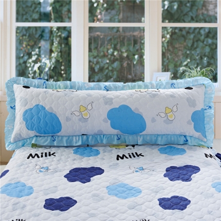 91家纺网 家纺一手货源 找家纺 （总）爱妮玖玖 全棉夹棉长枕一只120*45CM