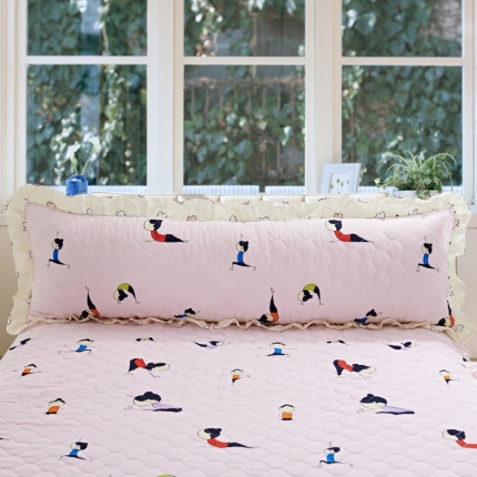 91家纺网 家纺一手货源 找家纺 （总）爱妮玖玖 全棉夹棉长枕一只120*45CM