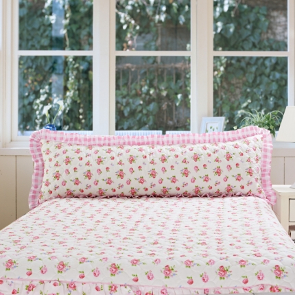 91家纺网 家纺一手货源 找家纺 （总）爱妮玖玖 全棉夹棉长枕一只120*45CM