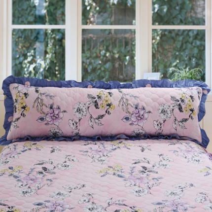 91家纺网 家纺一手货源 找家纺 （总）爱妮玖玖 全棉夹棉长枕一只120*45CM