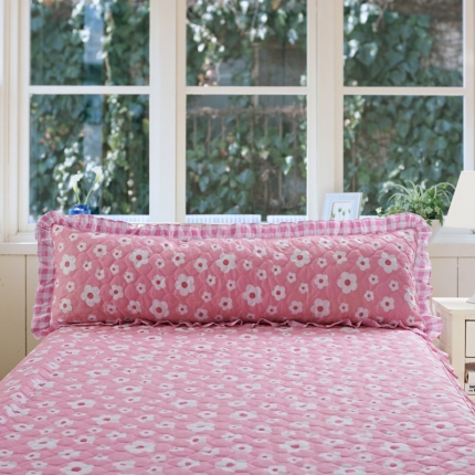 91家纺网 家纺一手货源 找家纺 （总）爱妮玖玖 全棉夹棉长枕一只120*45CM