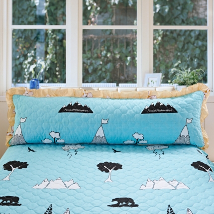 91家纺网 家纺一手货源 找家纺 （总）爱妮玖玖 全棉夹棉长枕一只120*45CM