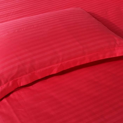 91家纺网 家纺一手货源 找家纺 （总）爱妮玖玖全棉 纯色缎条信封枕套一对48cm*74cm