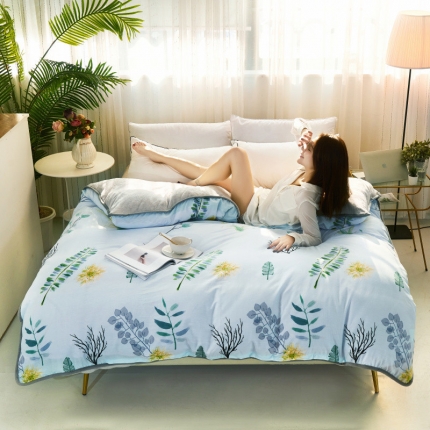 91家纺网 家纺一手货源 找家纺 （总）爱妮玖玖 2019新款棉加绒单被套