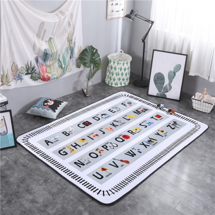 91家纺网 家纺一手货源 找家纺 （总）网客家纺 北欧大版数码印花地垫