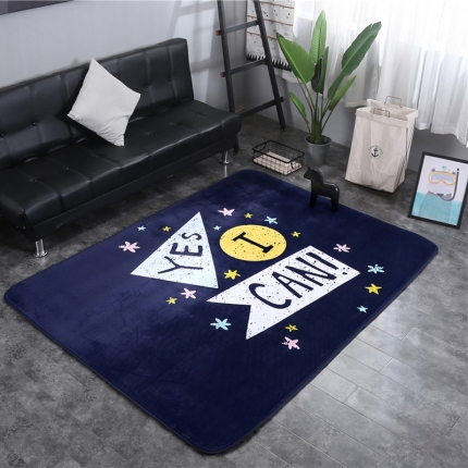 91家纺网 家纺一手货源 找家纺 （总）网客家纺 北欧大版数码印花地垫