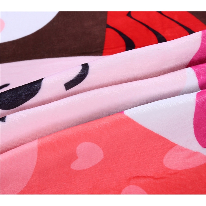 91家纺网 家纺一手货源 找家纺 网客家纺 北欧大版数码印花地垫 抱抱熊