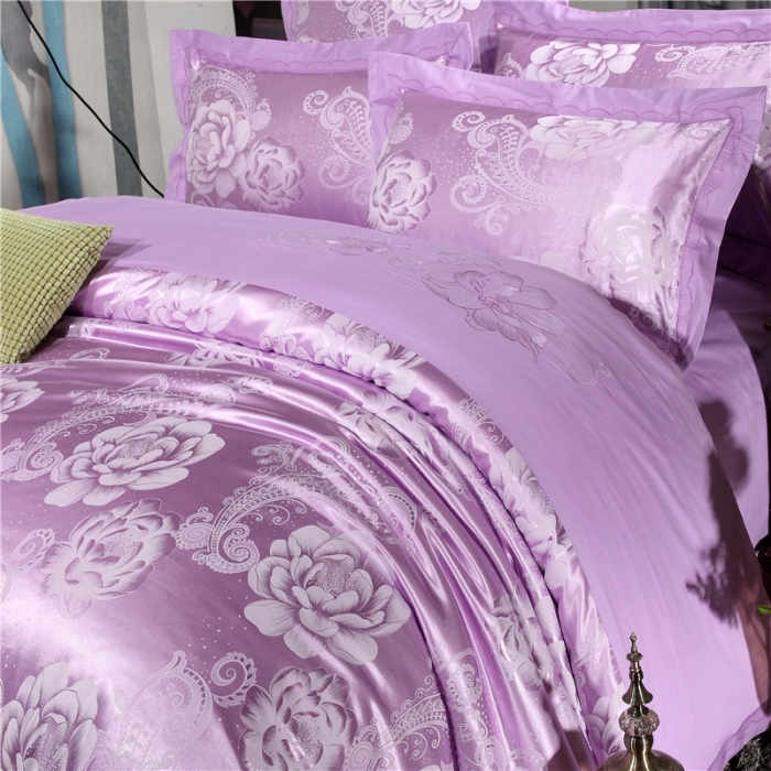 91家纺网 家纺一手货源 找家纺 （总）盛馨家纺 贡缎提花四件套