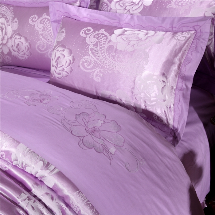 91家纺网 家纺一手货源 找家纺 （总）盛馨家纺 贡缎提花四件套