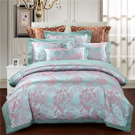 91家纺网 家纺一手货源 找家纺 （总）盛馨家纺 贡缎提花四件套