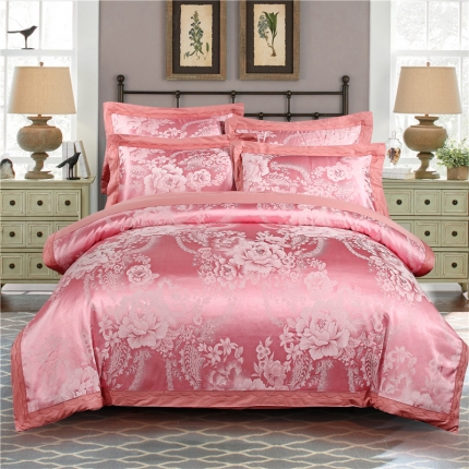 91家纺网 家纺一手货源 找家纺 （总）盛馨家纺 贡缎提花四件套