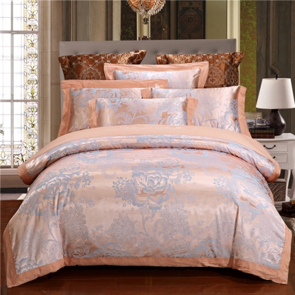 91家纺网 家纺一手货源 找家纺 （总）盛馨家纺 贡缎提花四件套